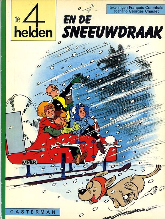 De 4 helden en de sneeuwdraak - Georges Chaulet