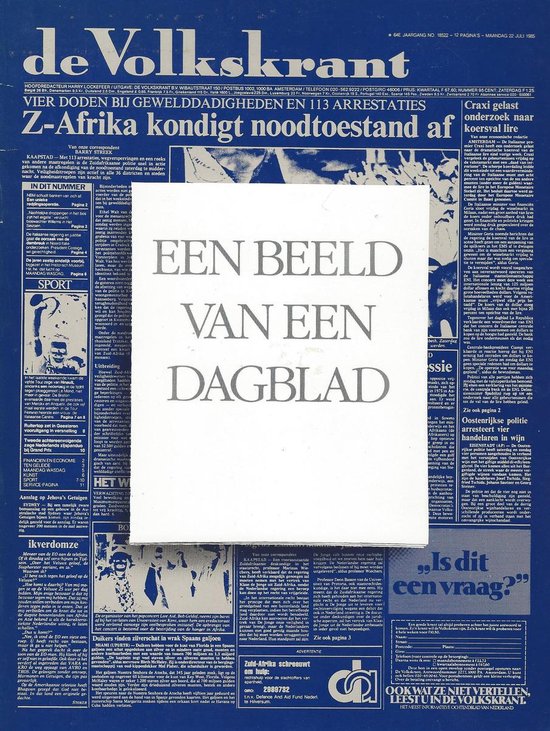 Volkskrant een beeld van een dagblad - Gessel