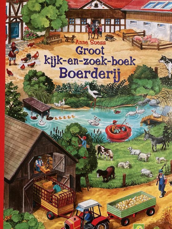 Groot kijk - en - zoek - boek Boerderij - Anne Suess