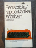 Scriptie rapport artikel schryven - C.B. Tilanus