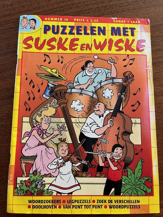 Puzzelen met Suske en Wiske vanaf 7 jaar - Willy Vandersteen