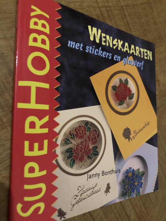 Wenskaarten met stickers en glansverf