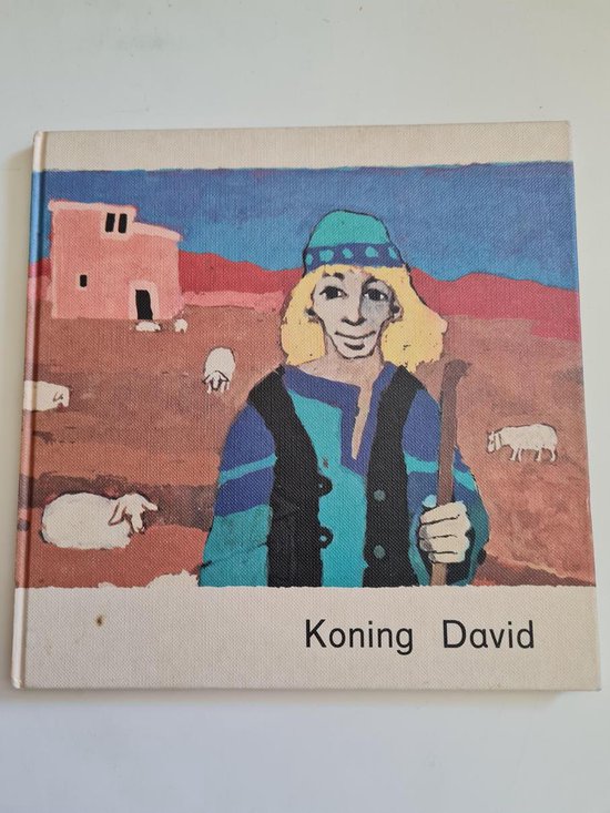 Koning david met grammofoonplaat