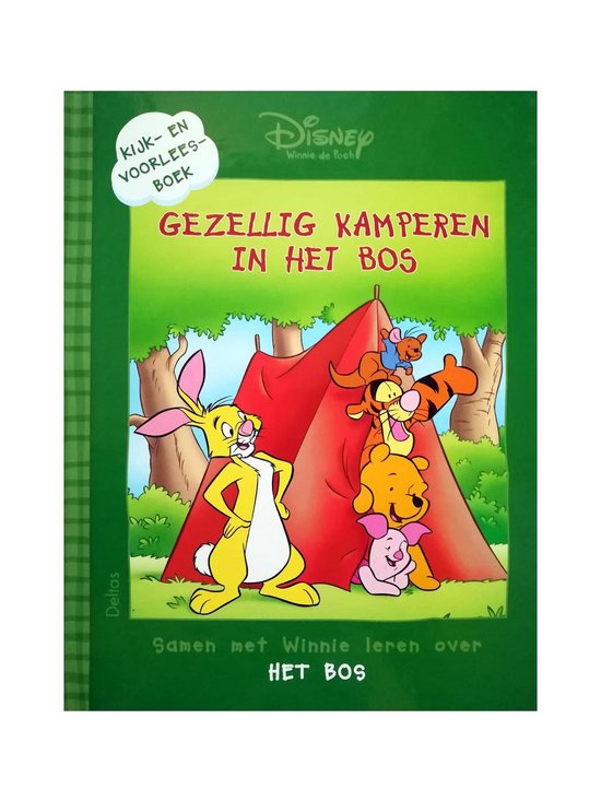 Disney Winie de Poeh - Kijk - En Voorleesboek - Gezellig Kamperen In Het Bos - Deltas