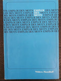 EMPLOI DES MOTS - Lübke
