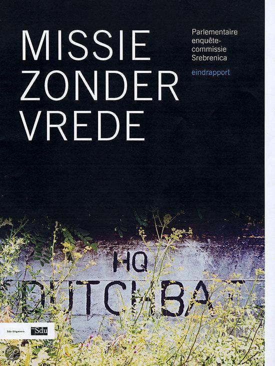 Enquete Srebrenica Eindrapport - Onbekend