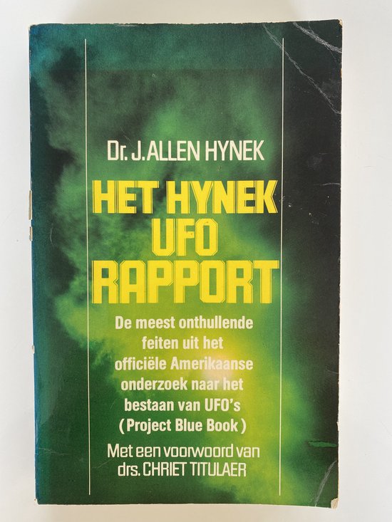Hynek UFO rapport - Hynek, Douwe J. Bosga