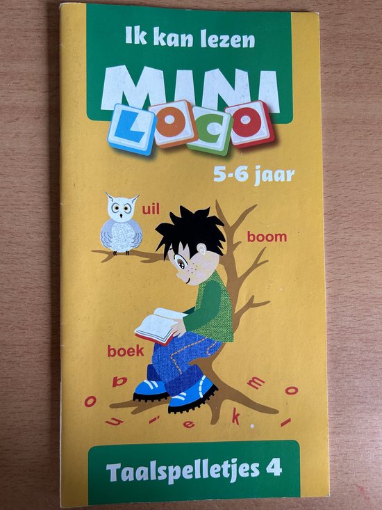 Mini loco 4 Ik leer lezen Taalspelletjes - Richard Backers