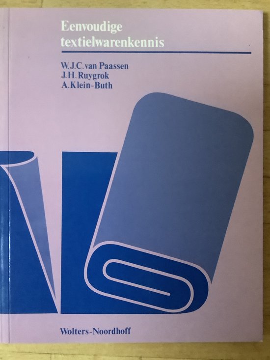 TEXTIELW K EEN - Paassen V, J.H. Ruygrok