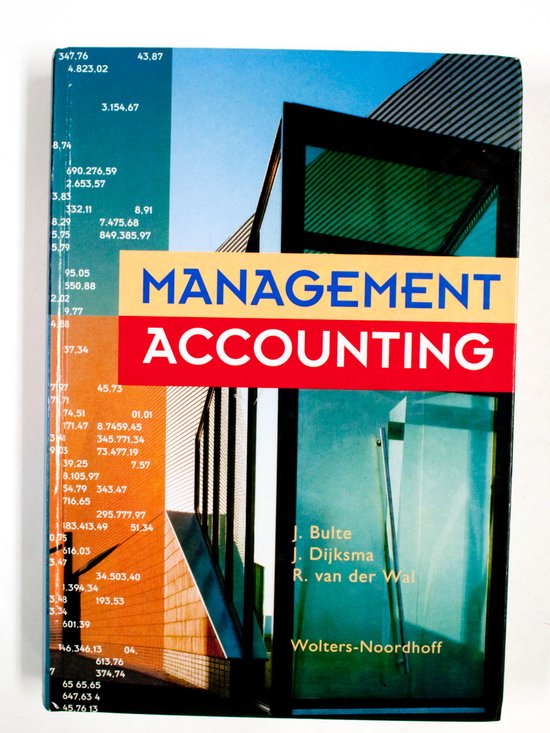 DYKSMA MANAG.ACCOUNTING - Wolters Groningen
