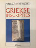 Griekse inscripties - B.F. Cook, Gertrudis A.M. Offenberg