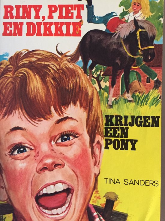 Riny, Piet en Dikkie krijgen een pony - Tina Sanders, Will Berg (illustraties)