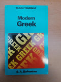 Teach Yourself Modern Greek - S.A. Sofroniou