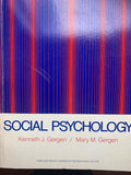Social psychology - Kenneth J. Gergen, Mary M. Gergen
