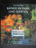 Banke in park und garten