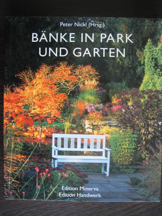 Banke in park und garten