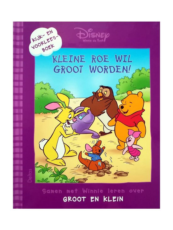 Disney Winnie de Poeh - Kijk - En Voorleesboek - Kleine Roe Wil Groot Worden! - Deltas