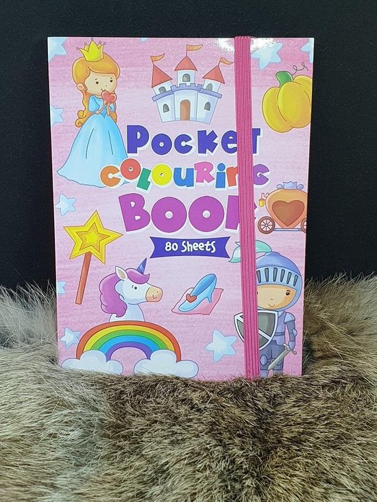 Pocket colouring book Prinsessen