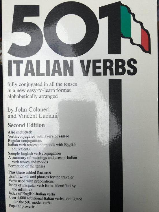 501 Italian Verbs - John Colaneri, Vincent Luciani