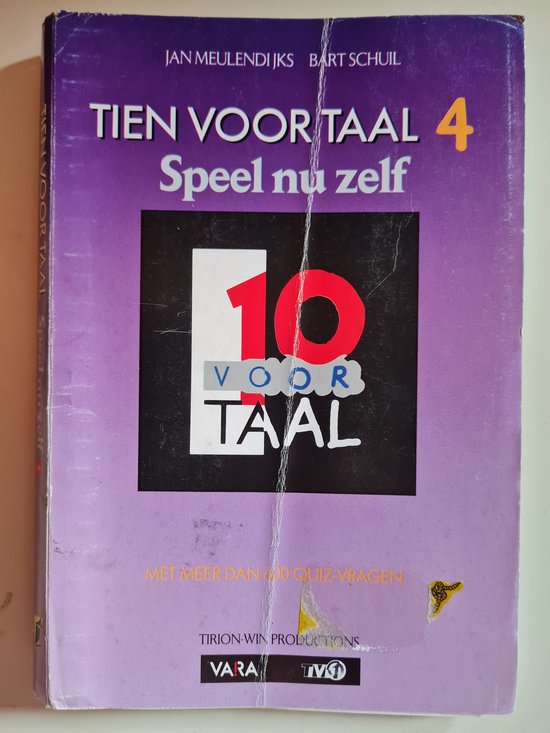 TIEN VOOR TAAL 4.SPEEL NU ZELF - Jan Meulendĳks