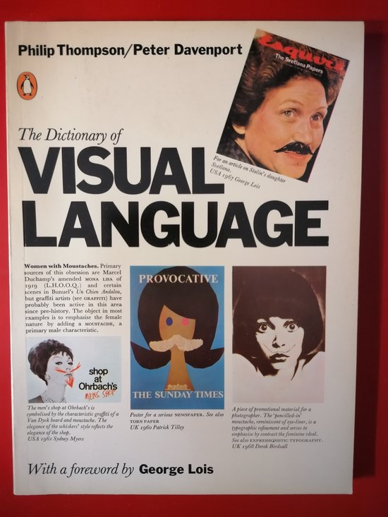 The Dictionary of Visual Language - Thompson, Philip, Davenport, Peter