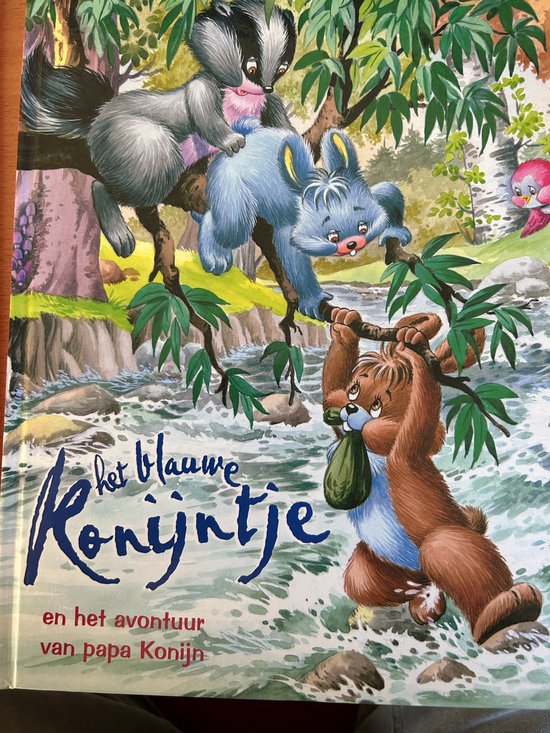 Het blauwe Konijntje en het avontuur van papa Konijn - C. Busquets