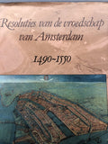 Resoluties vroedschap van amsterdam 1490 - 1550 - Iterson, P.H.J. van der Laan