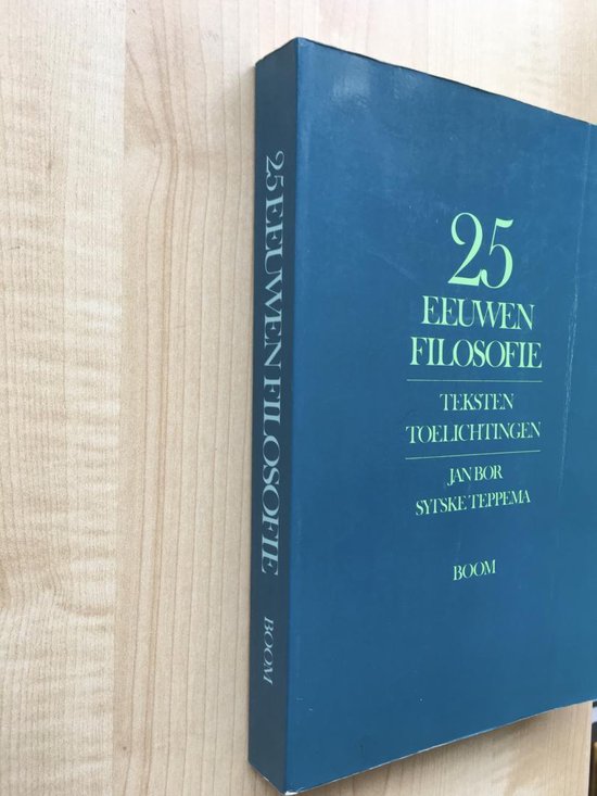 Vyfentwintig eeuwen filosofie - Jan Bor, Sytske Teppema