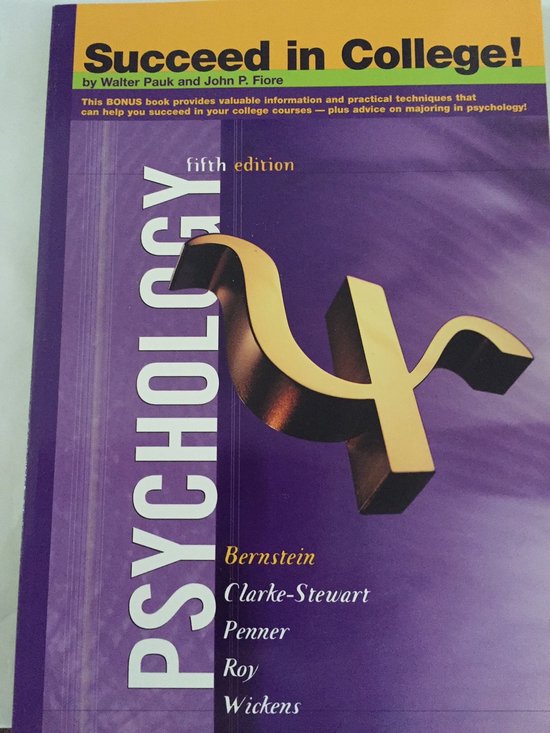 Psychology - Bernstein, Louis A. Penner