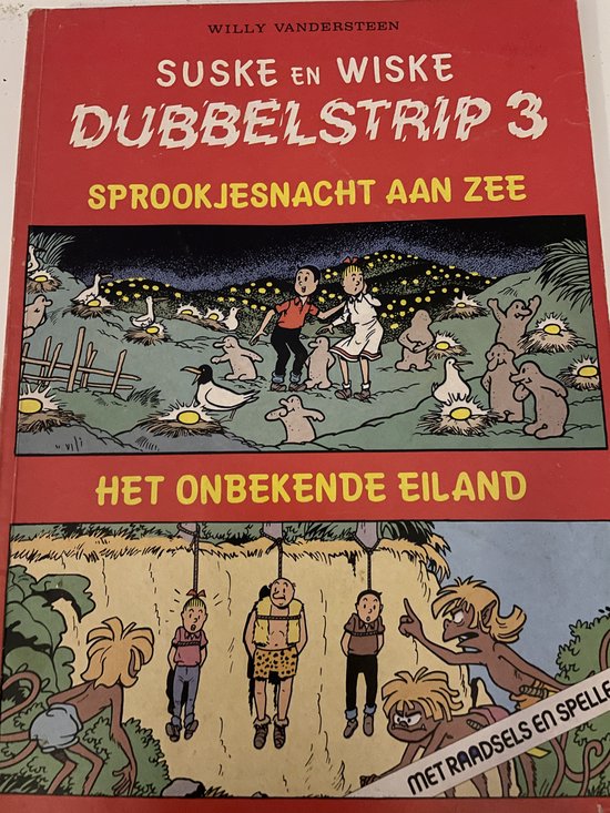 Suske en Wiske dubbelstrip 3 Sprookjesnacht aan zee + Het on - Willy Vandersteen