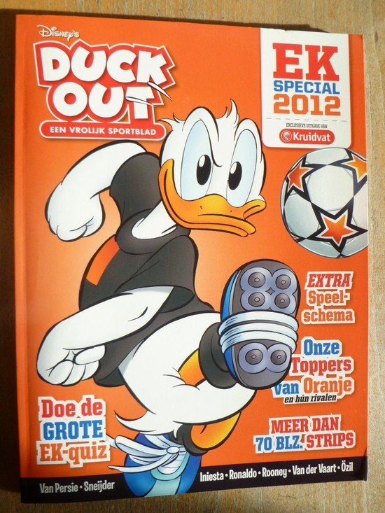 Duck Out EK Voetbalboek - Disney