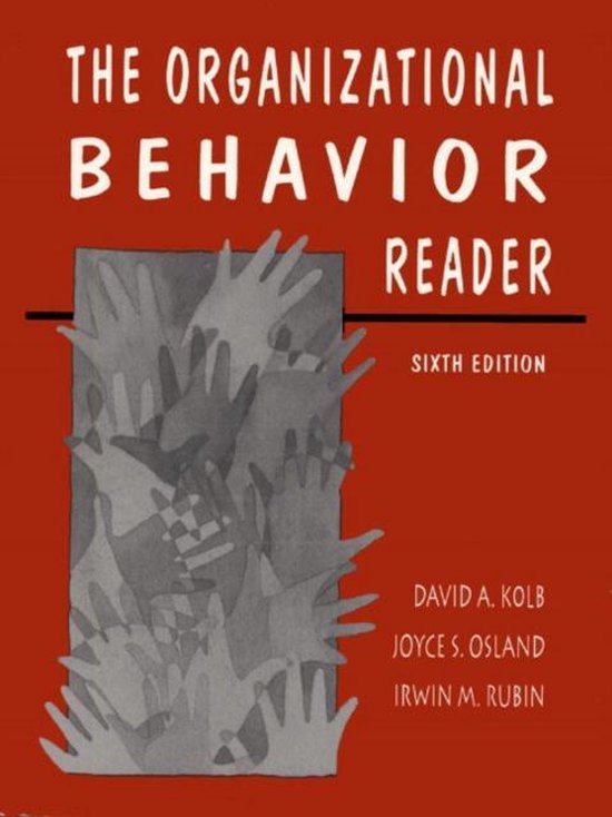 The Organizational Behavior Reader - David A. Kolb, Joyce S. Osland