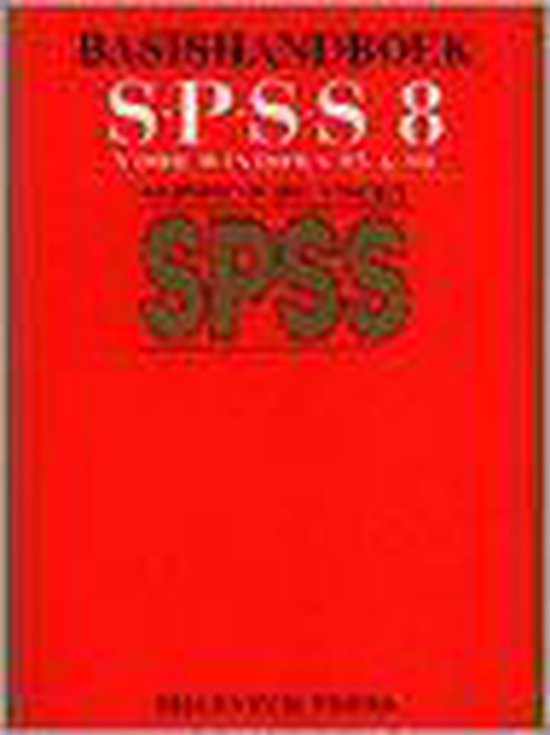 SPSS 8 (BASISHANDBOEK) - Alphons de Vocht