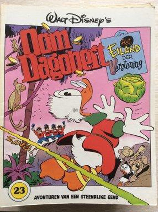 Oom Dagobert deel 23 het eiland der Verstening - Carl Barks, Disney
