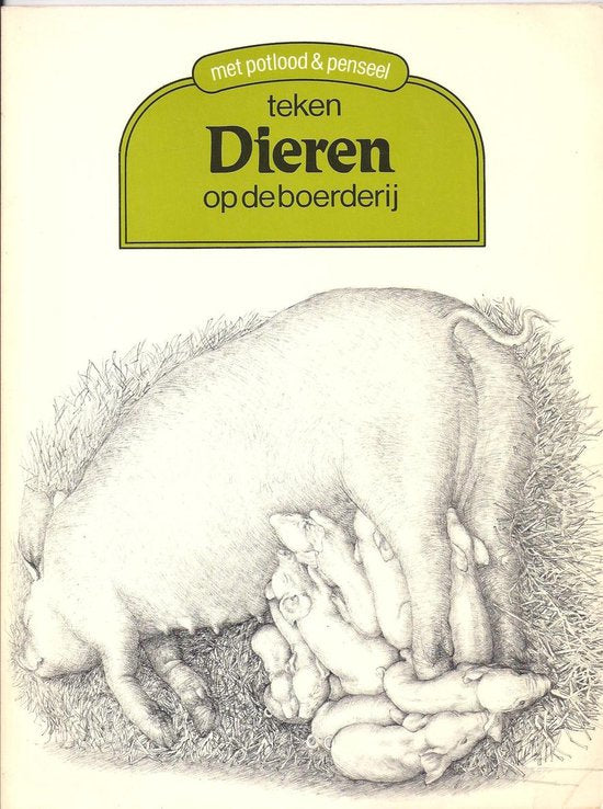 Teken dieren op de boerdery - M. de Wit