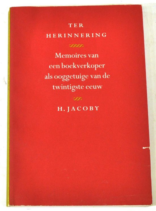Ter herinnering - H. Jacoby