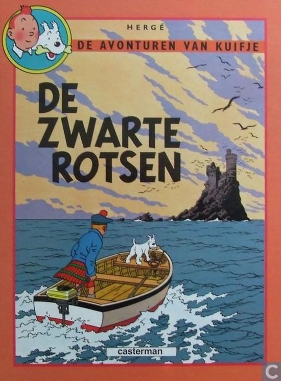 Kuifje dubbelalbum hardcover De zwarte rotsen / De geheimzinnige ster - Hergé