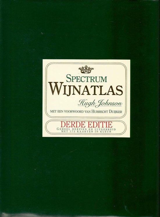 Spectrum wijnatlas - Hugh Johnson, Born Wina (Willy Johanna) 1920 - 2001
