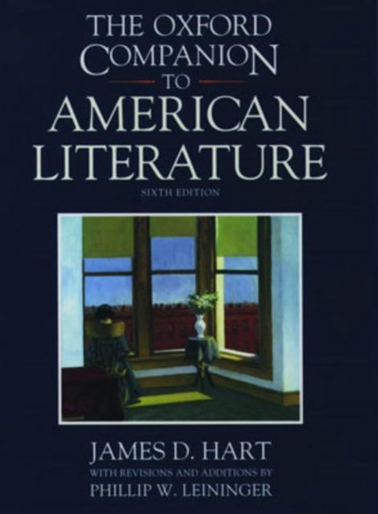 Oxford Companions - The Oxford Companion to American Literature - James D. Hart, Phillip Leininger