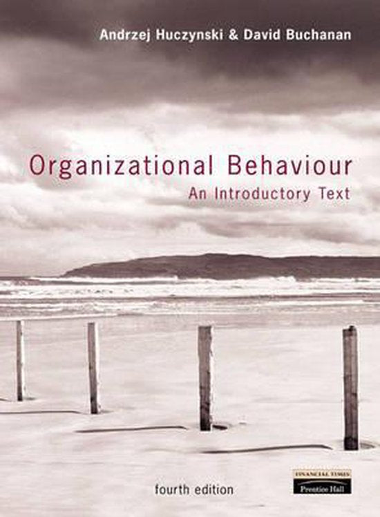 Organizational Behaviour - Andrzej Huczynski
