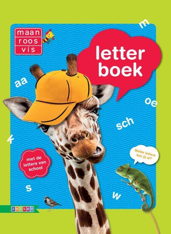 Maan roos vis - Letterboek - Tamara Bos