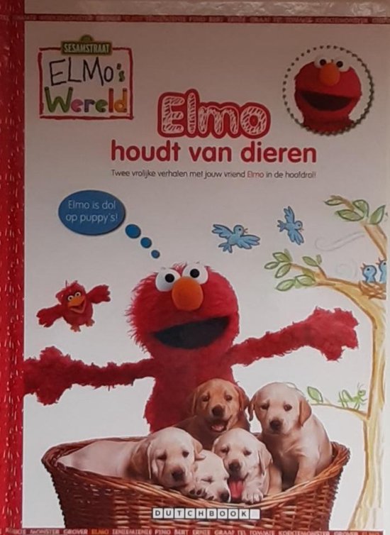 Elmo houdt van dieren. Sesamstraat. - Dutchbook
