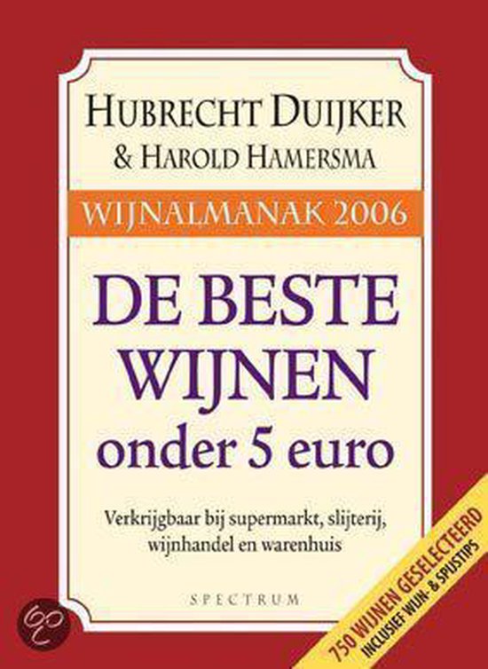 De beste wijnen onder 5 euro - Duijker, H. Hamersma