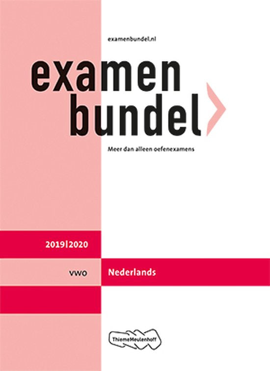 Examenbundel vwo Nederlands 2019/2020 - M. Reints