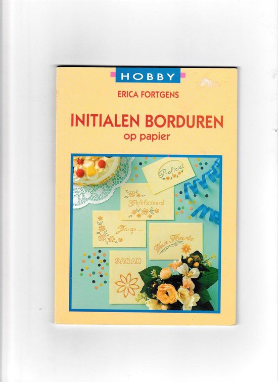 Initialen borduren op papier - Fortgens