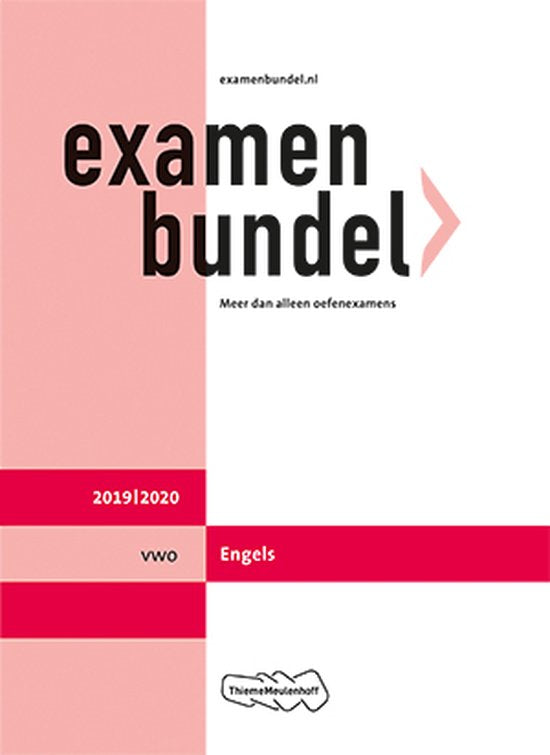 Examenbundel vwo Engels 2019/2020 - C. van Putten