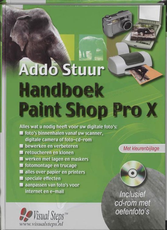 Handboek Paint Shop Pro X + Cd - Rom - A. Stuur