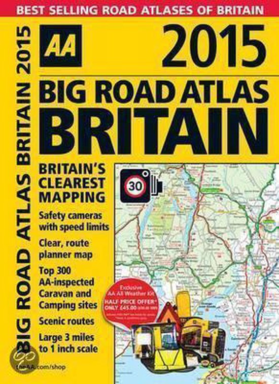 AA Big Road Atlas Britain 2015 - AA Publishing