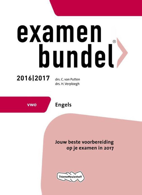 Examenbundel vwo Engels 2016/2017 - C. van Putten, H. Verploegh