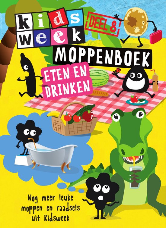 Kidsweek 8 - Moppenboek eten en drinken - Diverse auteurs